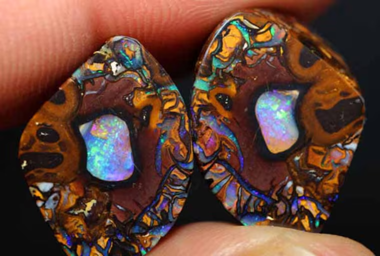 two halves of opal